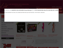 Tablet Screenshot of lossecretosdekassandra.com